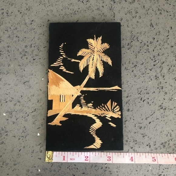 Decorative Canvas Artwork with Straw Landscape - Picture 6 of 6